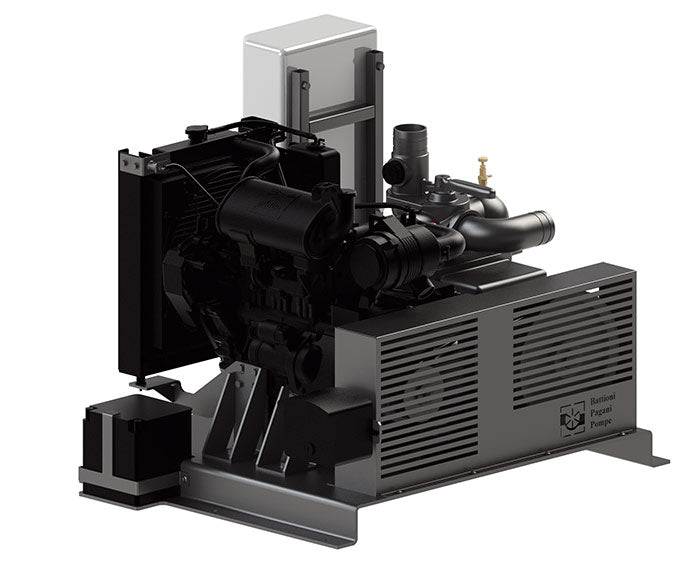 SISTEM POMPA VACUUM CU MOTOR PE MOTORINA