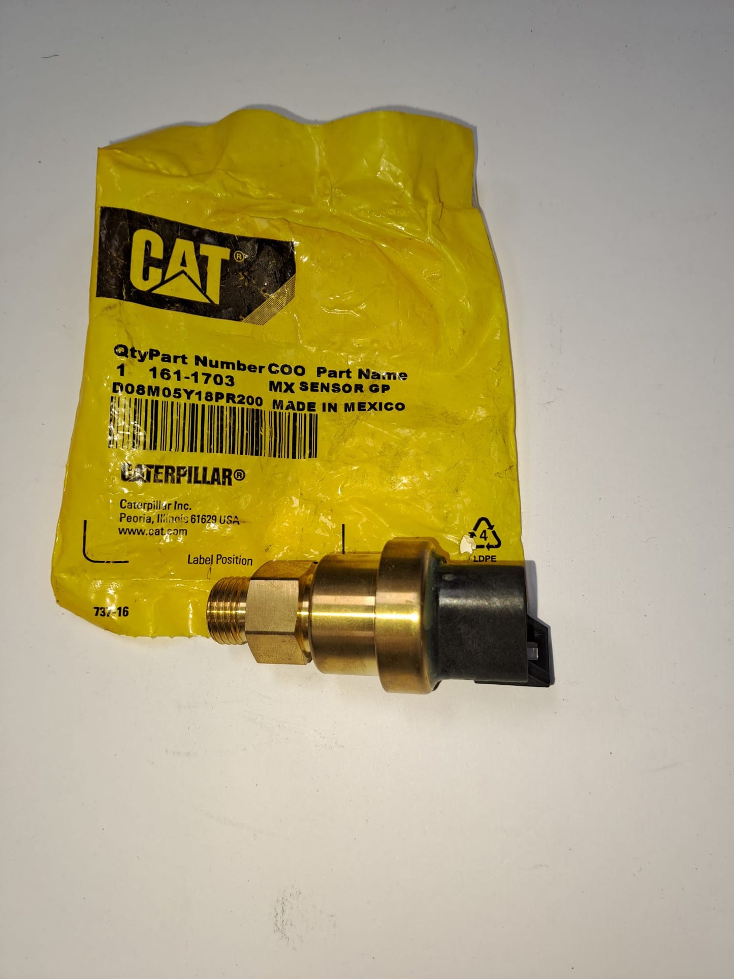 Senzor presiune aer 161-1703 Caterpilar C7_C9_C12