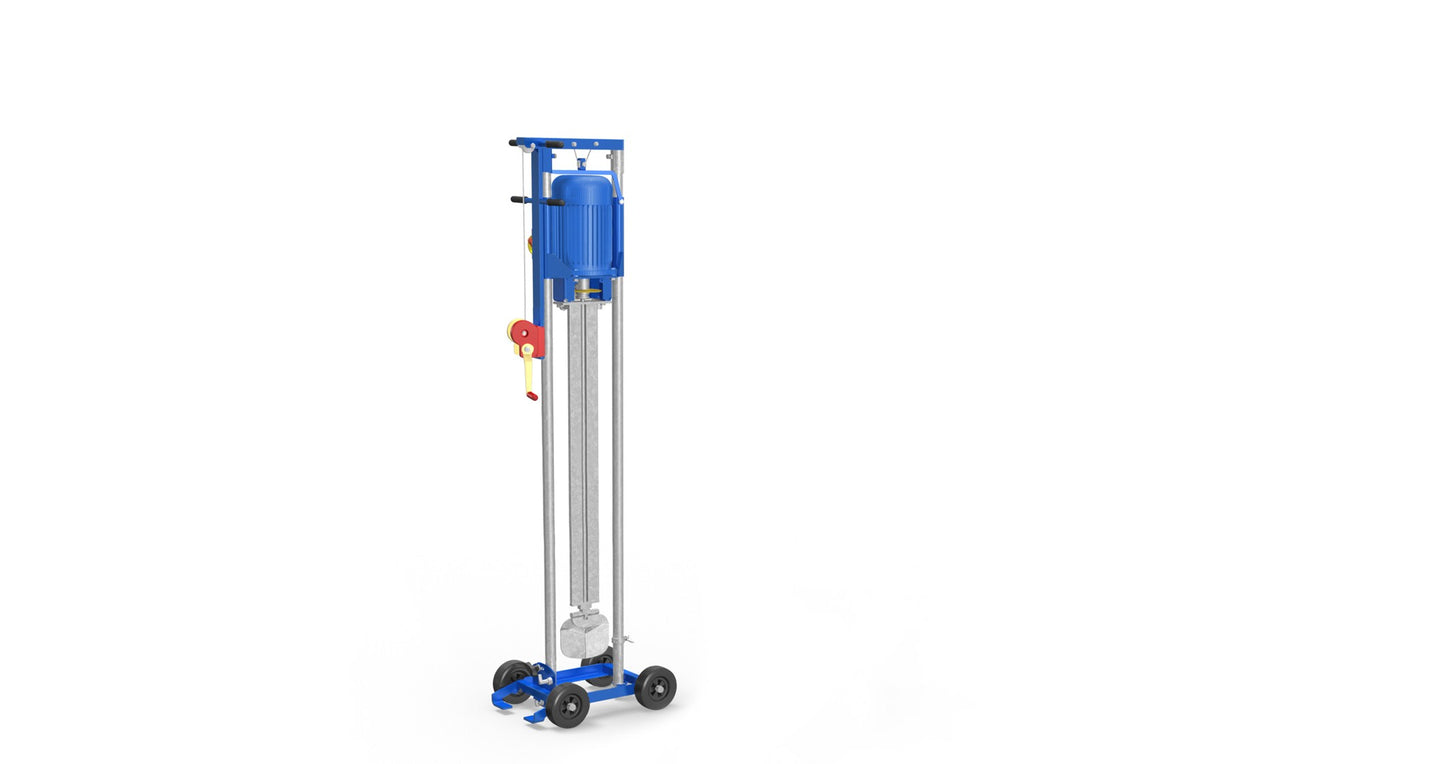 Mixer de podea cu lamele TORRO – pentru stale de vaci