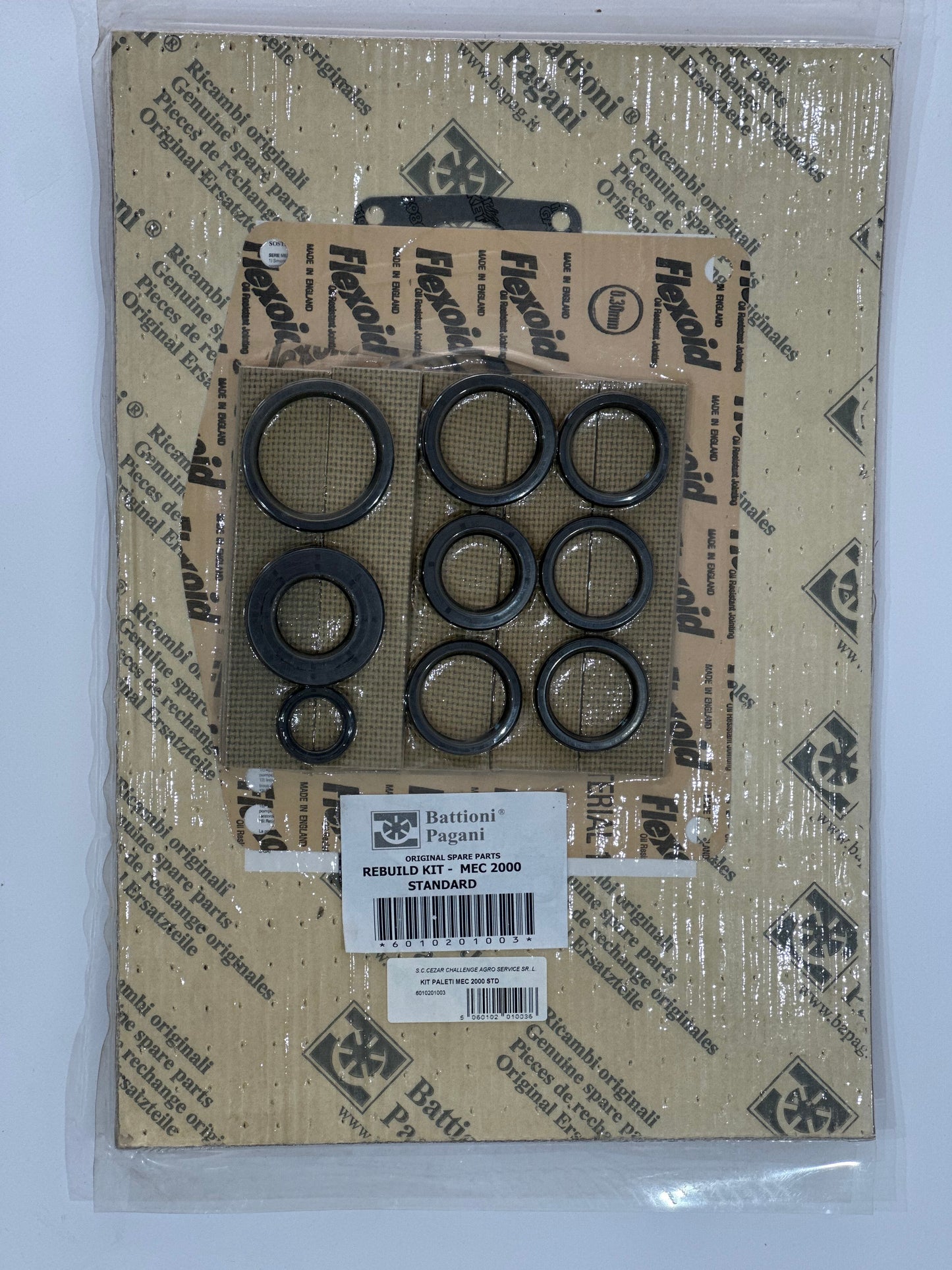 SET REPARATIE- MEC 2000 STANDARD BATTIONI PAGANI 6010201003